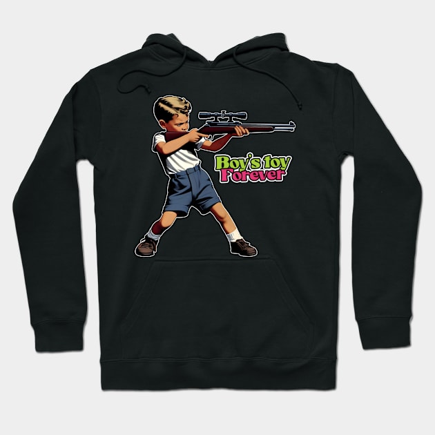 Boy's Toy Hoodie by Rawlifegraphic